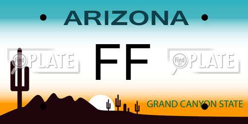 FF Arizona License Plate