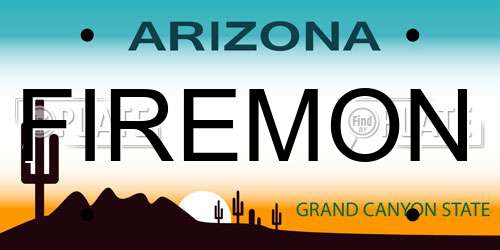 FIREMON Arizona License Plate