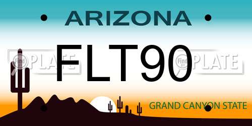 FLT90 Arizona License Plate