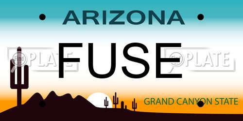 FUSE Arizona License Plate