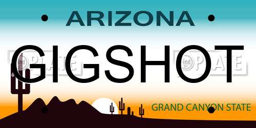 GIGSHOT Arizona License Plate