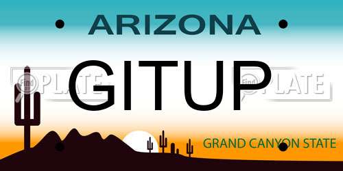 GITUP Arizona License Plate