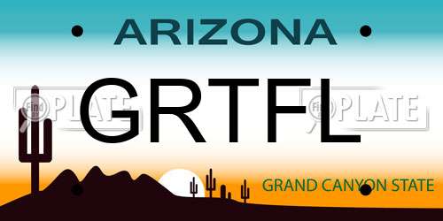 GRTFL Arizona License Plate