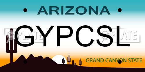 GYPCSL Arizona License Plate