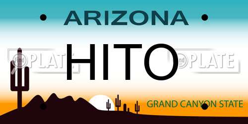 HITO Arizona License Plate