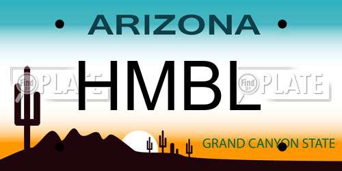HMBL Arizona License Plate