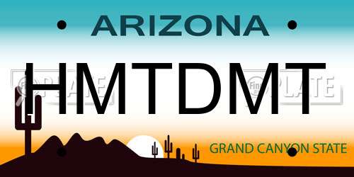 HMTDMT Arizona License Plate