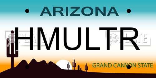 HMULTR Arizona License Plate