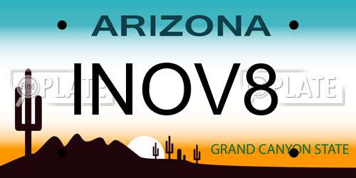 INOV8 Arizona License Plate