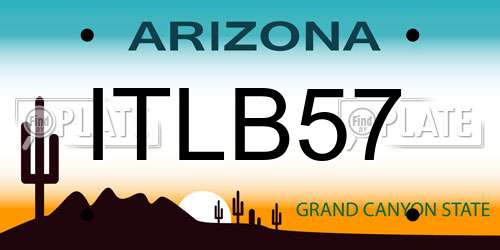ITLB57 Arizona License Plate