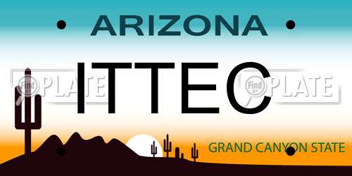 ITTEC Arizona License Plate