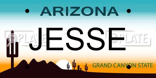 JESSE Arizona License Plate