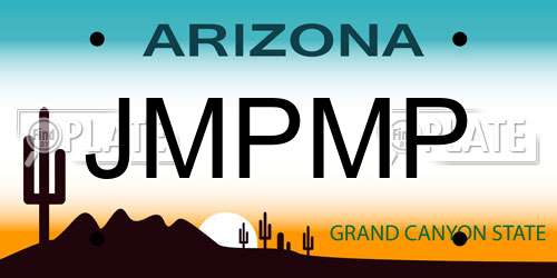 JMPMP Arizona License Plate