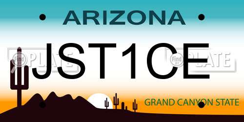 JST1CE Arizona License Plate