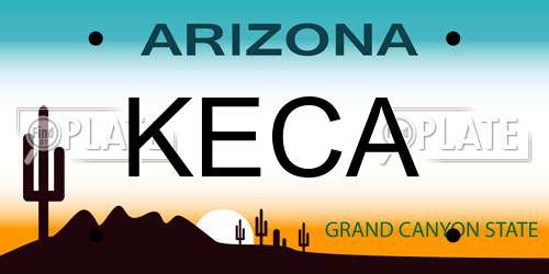 KECA Arizona License Plate