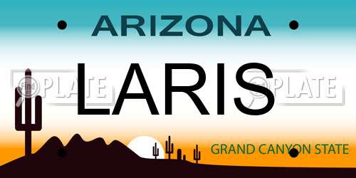 LARIS Arizona License Plate