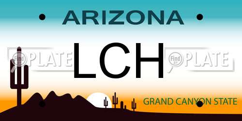 LCH Arizona License Plate