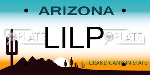 LILP Arizona License Plate