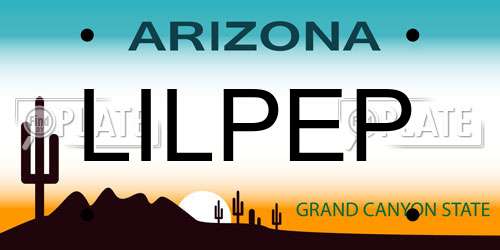LILPEP Arizona License Plate