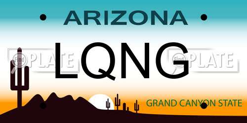 LQNG Arizona License Plate