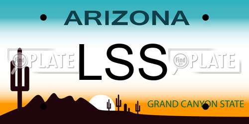 LSS Arizona License Plate