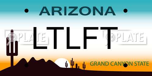 LTLFT Arizona License Plate