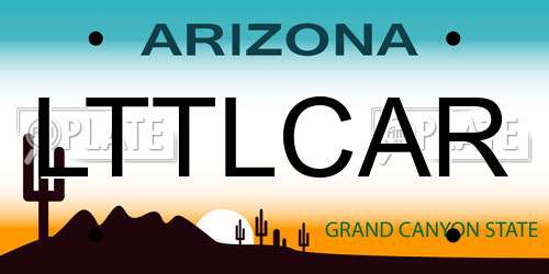 LTTLCAR Arizona License Plate