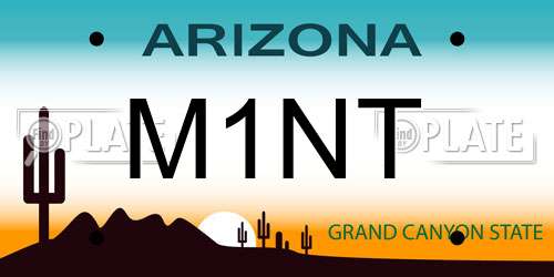 M1NT Arizona License Plate