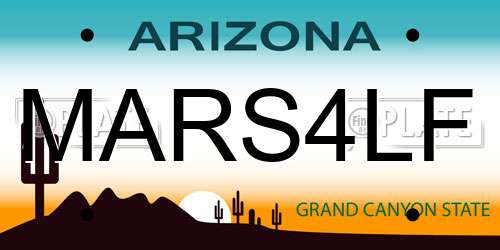 MARS4LF Arizona License Plate