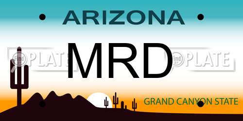 MRD Arizona License Plate