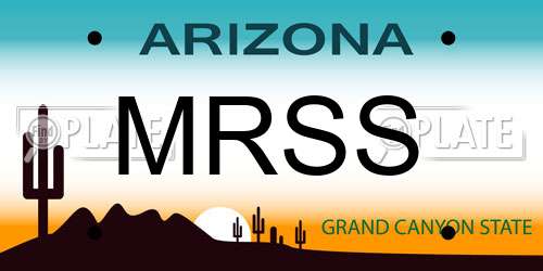MRSS Arizona License Plate