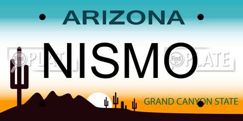 NISMO Arizona License Plate