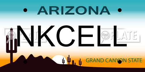 NKCELL Arizona License Plate