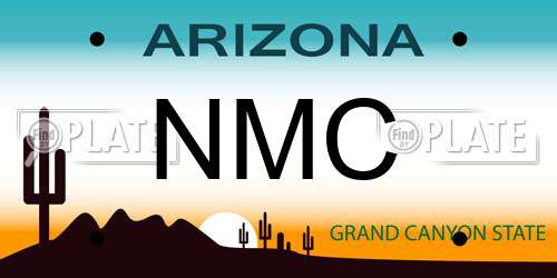 NMC Arizona License Plate