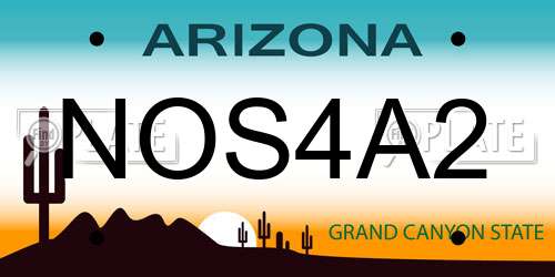 NOS4A2 Arizona License Plate