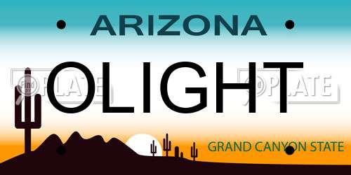 OLIGHT Arizona License Plate