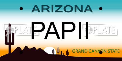 PAPII Arizona License Plate