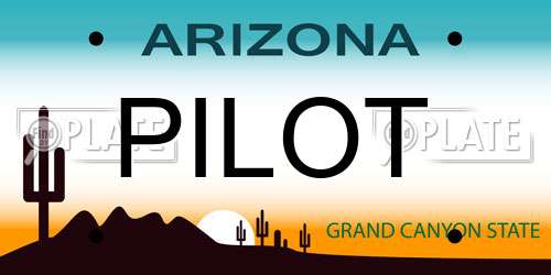 PILOT Arizona License Plate