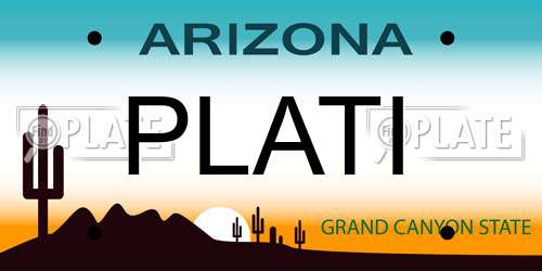 PLATI Arizona License Plate