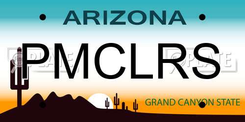 PMCLRS Arizona License Plate