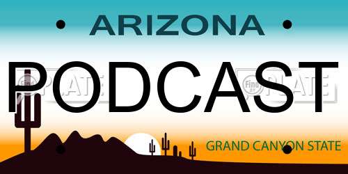 PODCAST Arizona License Plate