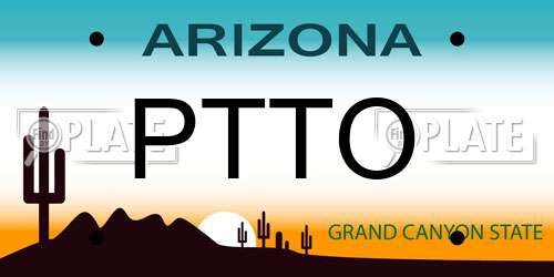 PTTO Arizona License Plate