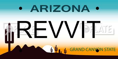 REVVIT Arizona License Plate