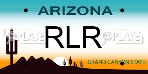 RLR Arizona License Plate