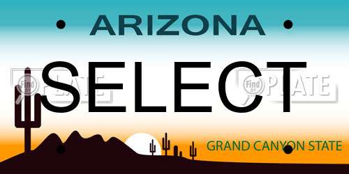 SELECT Arizona License Plate