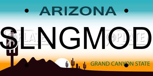 SLNGMOD Arizona License Plate