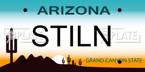 STILN Arizona License Plate