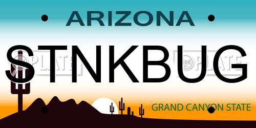 STNKBUG Arizona License Plate