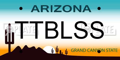 TTBLSS Arizona License Plate