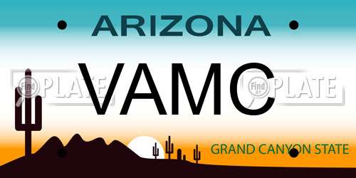 VAMC Arizona License Plate